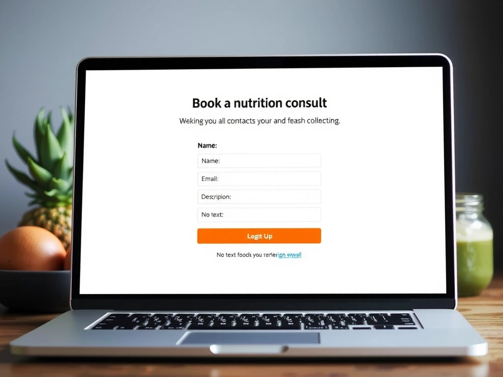 Mockup van contactformulier