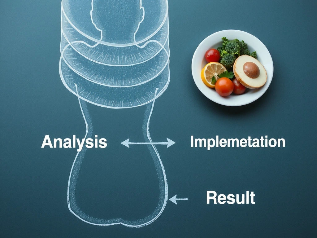 Schematische weergave van een voedingsplan
